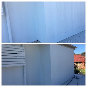 before and after soft washing