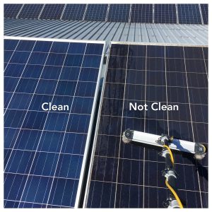 cleaning solar panels